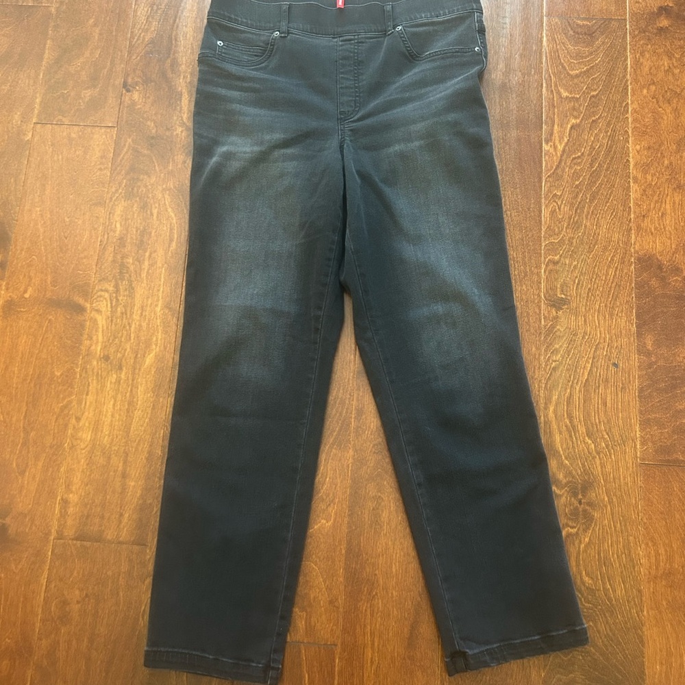 SPANX Ankle Straight Leg Jean - Vintage Black - Size L